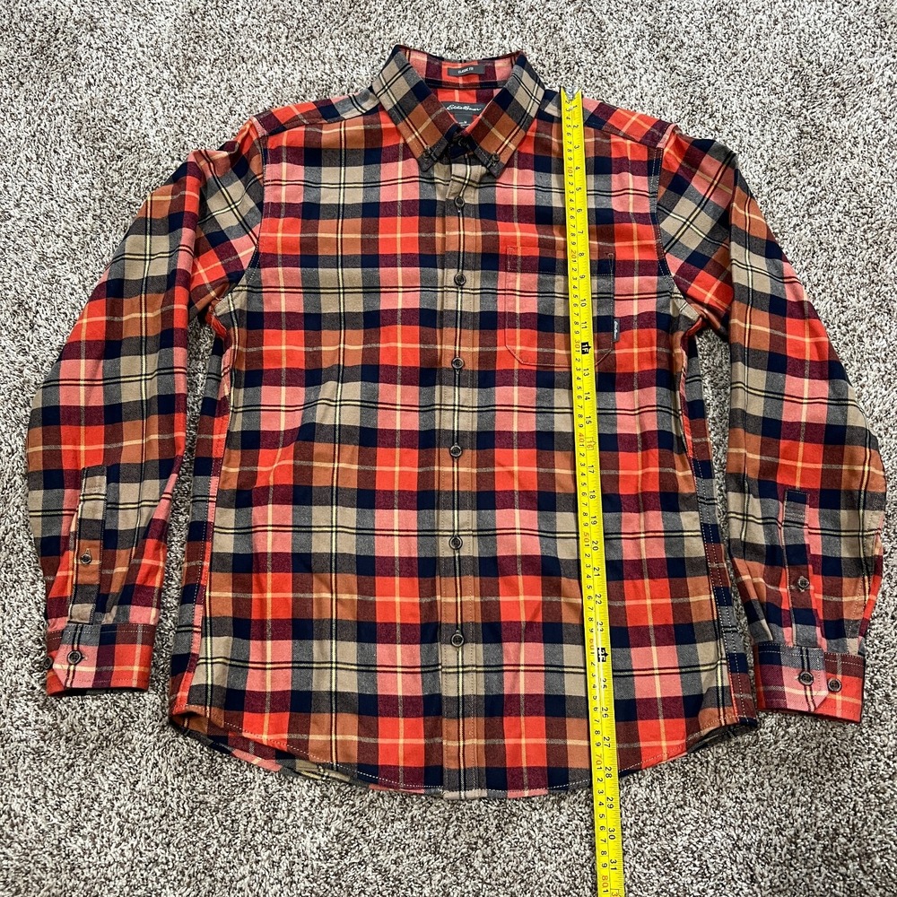 Eddie Bauer Men's Eddie's Favorite Classic Fit Flannel Shirt - Plaid Size Medium